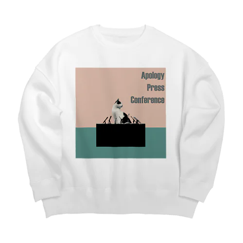 謝罪会見 Big Crew Neck Sweatshirt