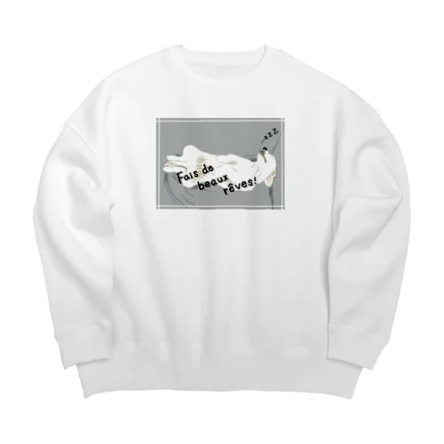 うちの子1番☆～いい夢見てね～ Big Crew Neck Sweatshirt