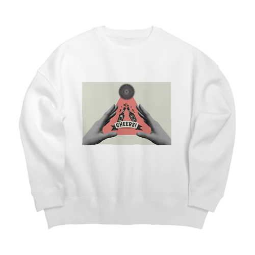 cheers Big Crew Neck Sweatshirt