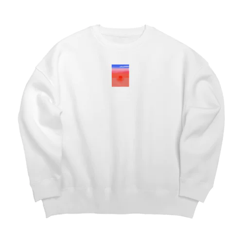 夕焼け Big Crew Neck Sweatshirt