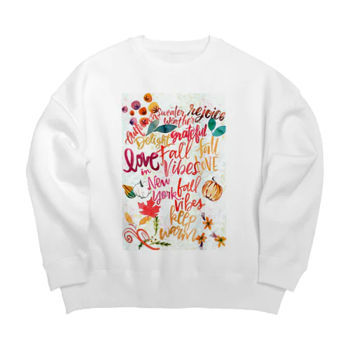 Autumn Mishaps Big Crew Neck Sweatshirt