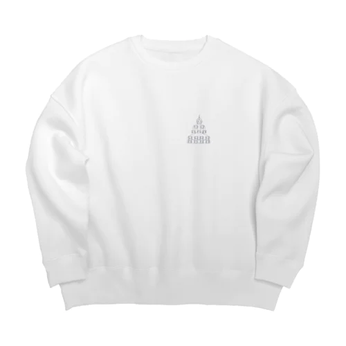 サクヤン（タイ伝統の刺青）　ヤント・パッタニミット（ワンポイント） Big Crew Neck Sweatshirt