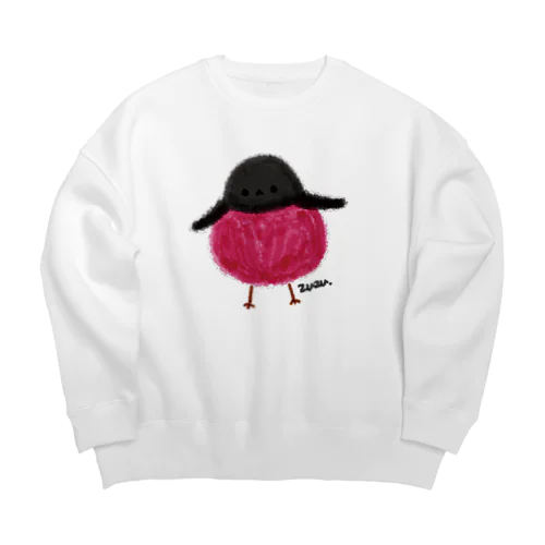 ピンクロビン Big Crew Neck Sweatshirt