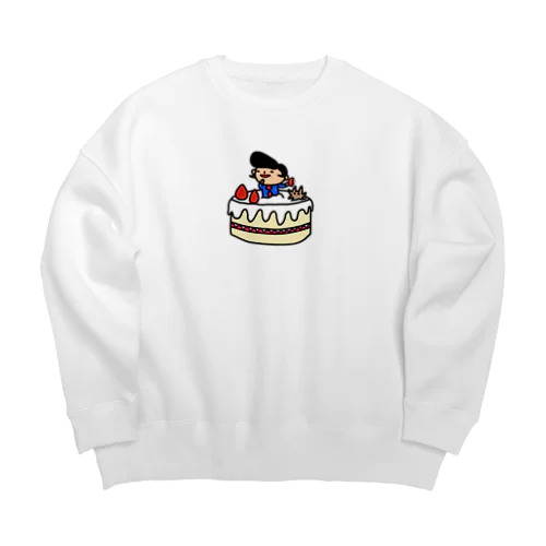 ケーキタイム! Big Crew Neck Sweatshirt