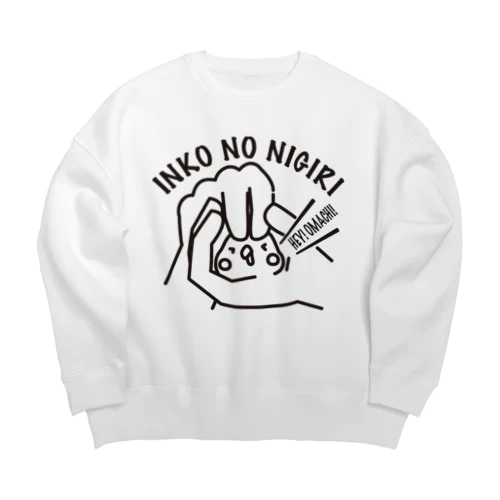 インコの握り Big Crew Neck Sweatshirt