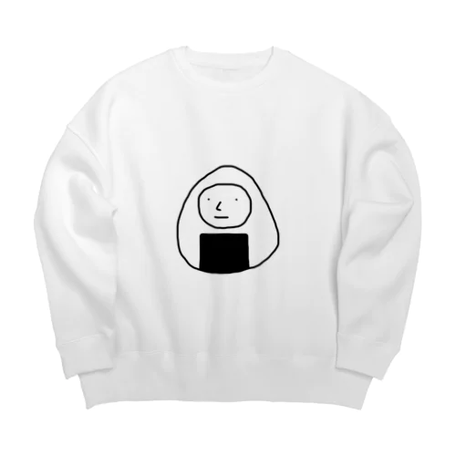 おにぎり Big Crew Neck Sweatshirt