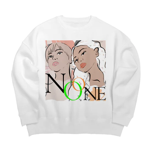 NO ONE Big Crew Neck Sweatshirt