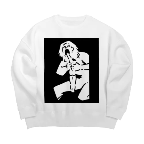 『我が子を食らうサトゥルヌス』（わがこをくらうサトゥルヌス、英語: Saturn Devouring His Son） Big Crew Neck Sweatshirt