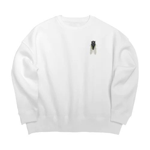 クマゼミ Big Crew Neck Sweatshirt