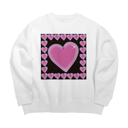 【沢山囲まれて】heart harem【逃げ場無し】 Big Crew Neck Sweatshirt