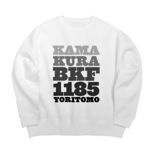 鎌倉幕府1185 Big Crew Neck Sweatshirt