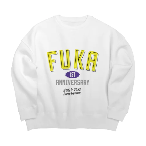 FUKA 1ST ANNIV Big Crew Neck Sweatshirt