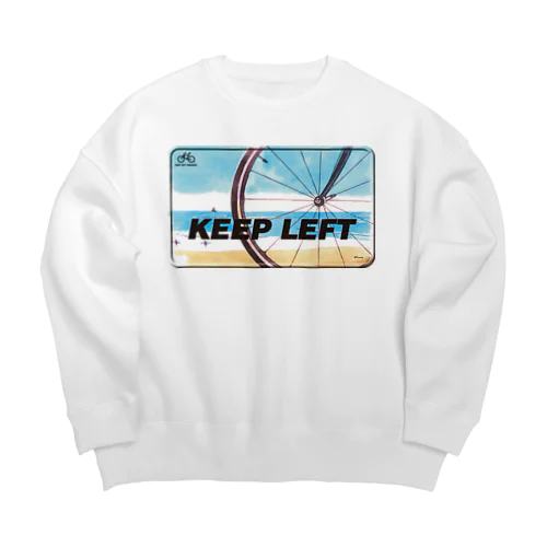 KEEP LEFT kumi Big Crew Neck Sweatshirt