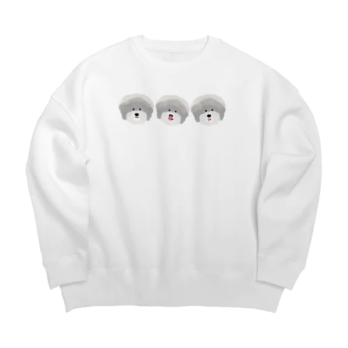 ３ちゃんちゃんファンアート Big Crew Neck Sweatshirt