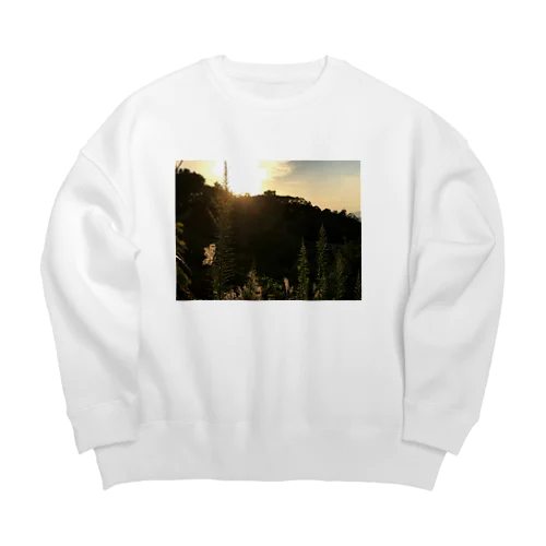 陽を当てる時 Big Crew Neck Sweatshirt