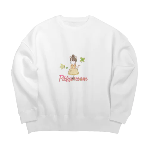 ぴぴちゃんシリーズ Big Crew Neck Sweatshirt