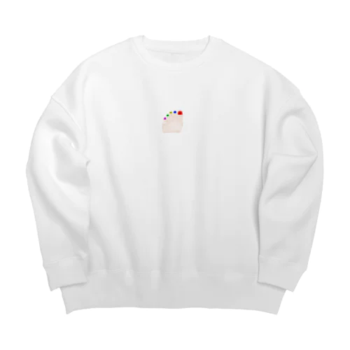 強弱記号あし Big Crew Neck Sweatshirt