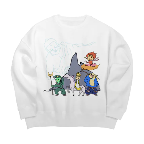 のんびり西遊記 Big Crew Neck Sweatshirt