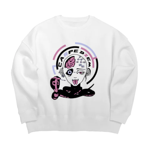 スプリットタン Big Crew Neck Sweatshirt