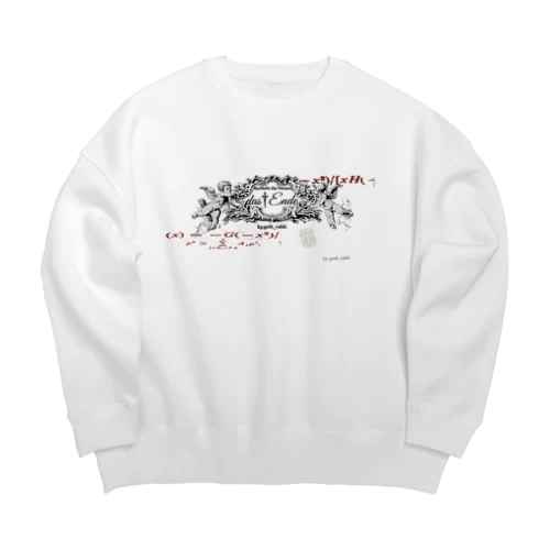 白の天使達 Big Crew Neck Sweatshirt