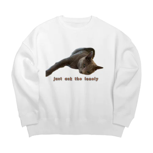 just ask the lonely Big Crew Neck Sweatshirt