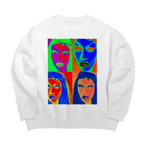 ドラァグクイーンdragqueen Big Crew Neck Sweatshirt