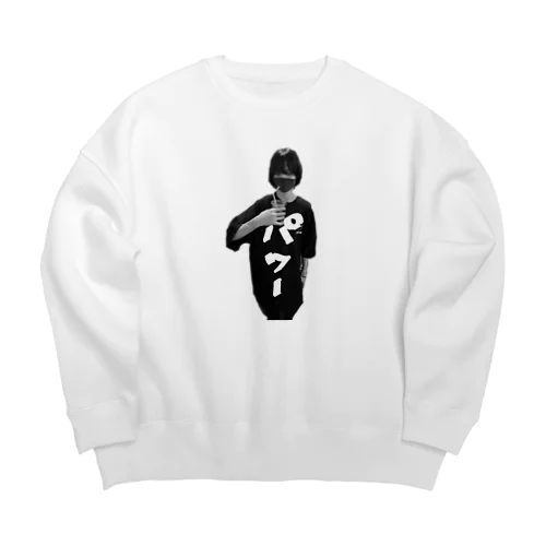 みるくん超パワー Big Crew Neck Sweatshirt