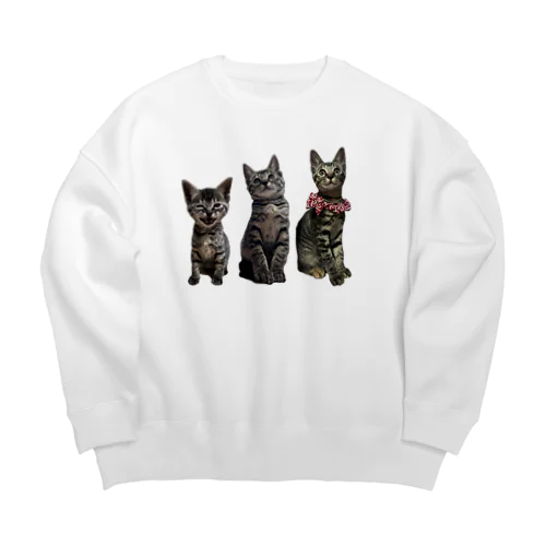 ネネの仔猫時代 Big Crew Neck Sweatshirt