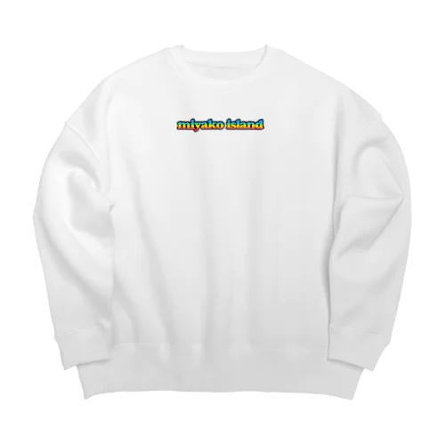 宮古島　沖縄　八重山 Big Crew Neck Sweatshirt