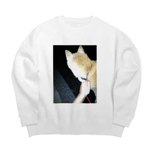 犬と手 Big Crew Neck Sweatshirt