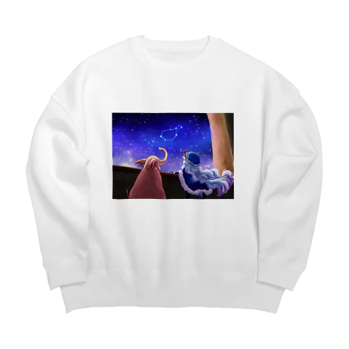 オモイデをつないで Big Crew Neck Sweatshirt