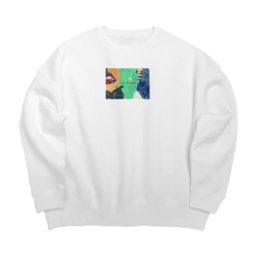 ふーん、えっちじゃん。 Big Crew Neck Sweatshirt