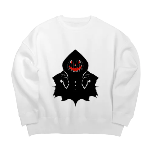 Jack or lantern_シルエット Big Crew Neck Sweatshirt