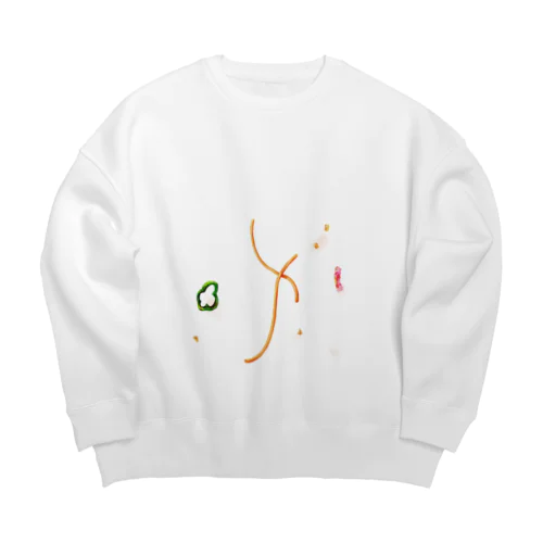 食べこぼし Big Crew Neck Sweatshirt