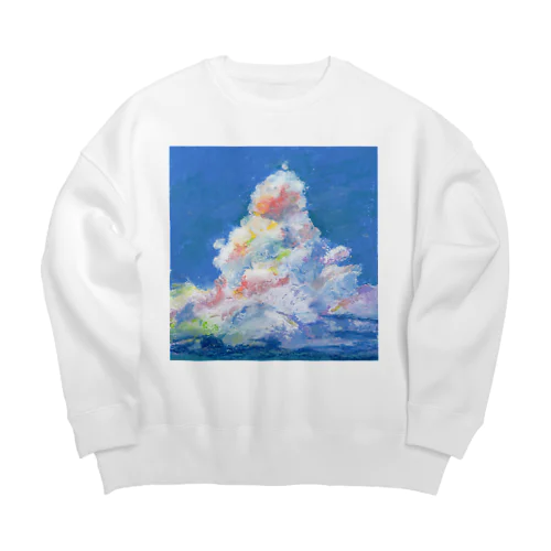 もくもくも Big Crew Neck Sweatshirt