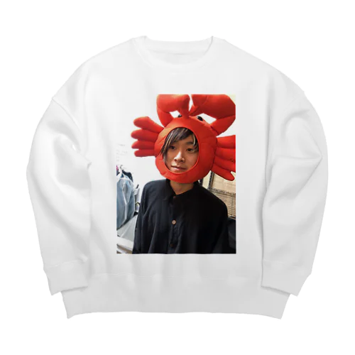 タラバガニギター Big Crew Neck Sweatshirt