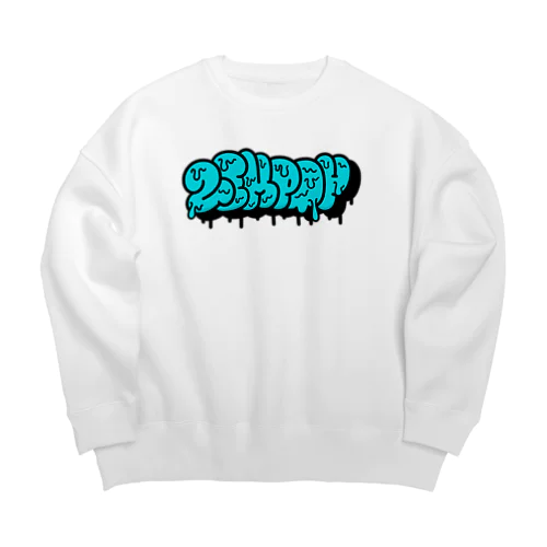 2EMPTY graffiti ロゴ　スウェット Big Crew Neck Sweatshirt