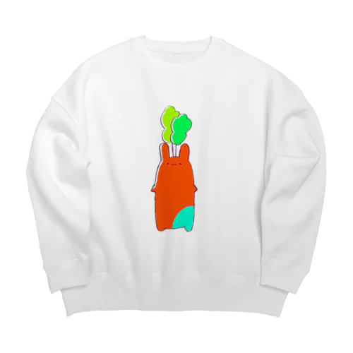 うさにん Big Crew Neck Sweatshirt