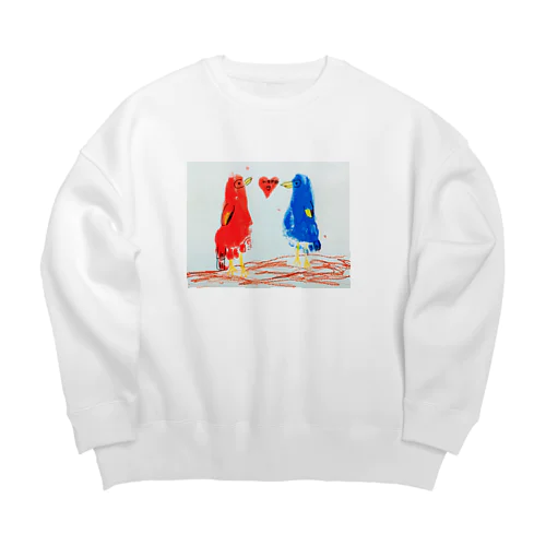 Happy Bird Big Crew Neck Sweatshirt