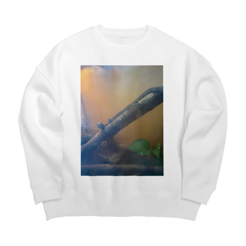 コバルトツリーモニター1 Big Crew Neck Sweatshirt