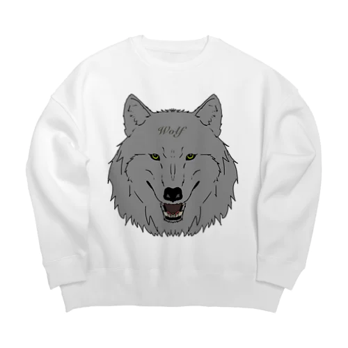 Wolf  Big Crew Neck Sweatshirt