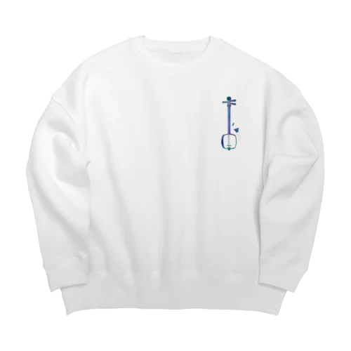 津軽三味線【極光】 Big Crew Neck Sweatshirt