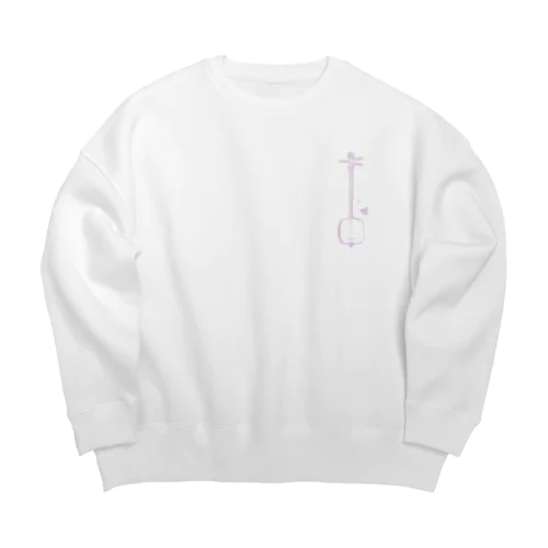 津軽三味線【彩雲】 Big Crew Neck Sweatshirt