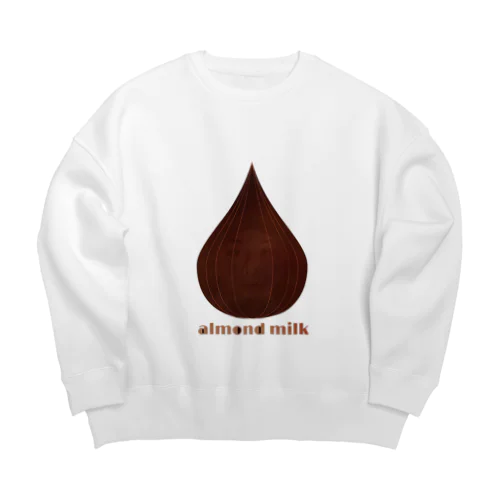 アーモンドミルクの現在料になりました！ Big Crew Neck Sweatshirt