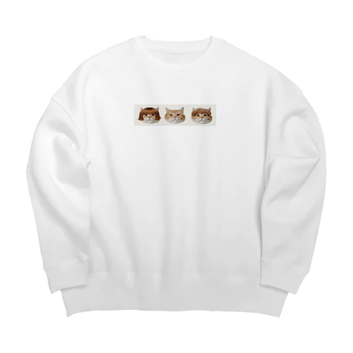 みるくん🤔 Big Crew Neck Sweatshirt