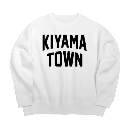 基山町 KIYAMA TOWN Big Crew Neck Sweatshirt