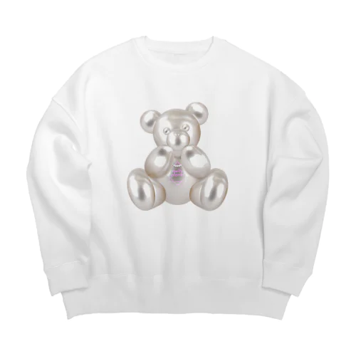 Pearl Teddy Big Crew Neck Sweatshirt