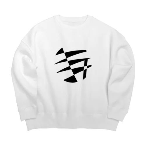 山田工房ロゴ Big Crew Neck Sweatshirt