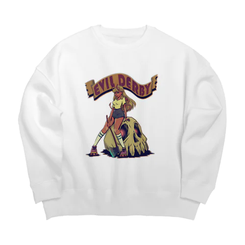 "Evil Derby" Big Crew Neck Sweatshirt