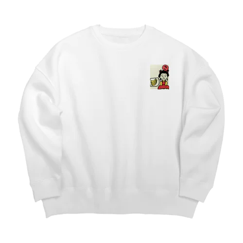  〜さ〜 さっちゃんはバナナが大好き Big Crew Neck Sweatshirt